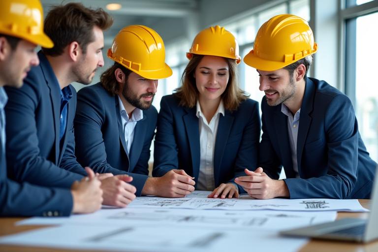 Equipo de ingenieros y arquitectos de IberSol Constructores
